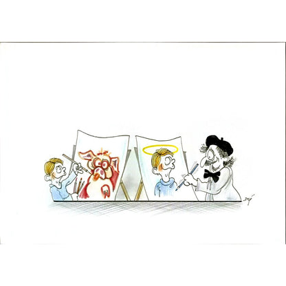 Dre Mathijs 29x21cm Orijinal Karikatür BOD05148