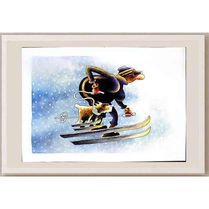 Konstantin Kazanchev 29x21cm Orijinal Karikatür BOD05151