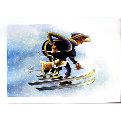 Konstantin Kazanchev 29x21cm Orijinal Karikatür BOD05151