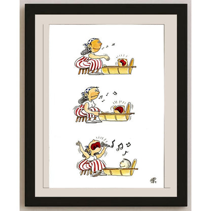 Ba Bilig 29x21cm Orijinal Karikatür BOD05153