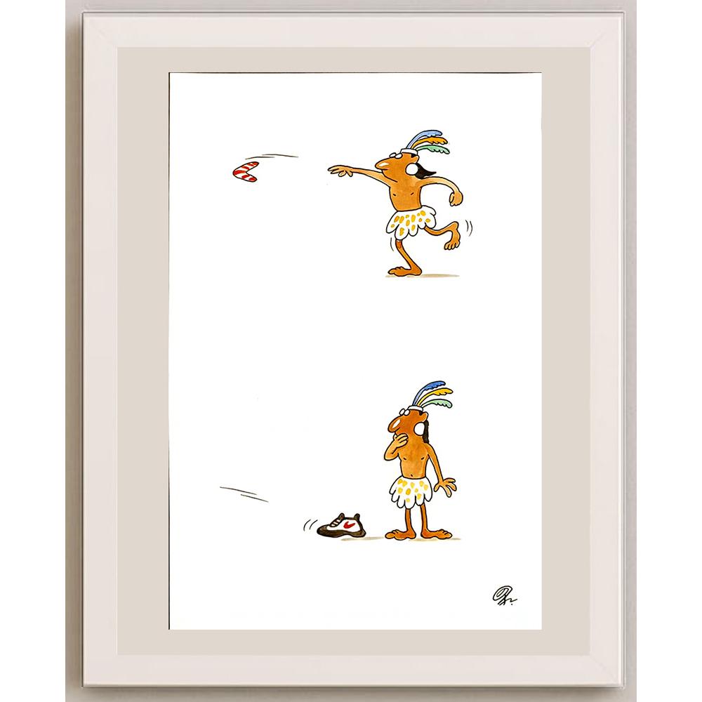 Ba Bilig 29x21cm Orijinal Karikatür BOD05154
