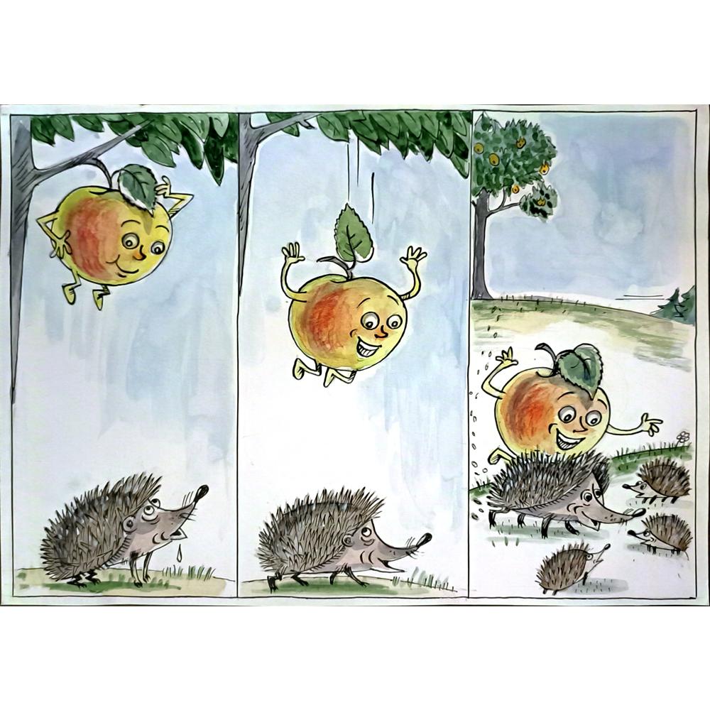 Valeriy Chmyriov 29x21cm Orijinal Karikatür BOD05161