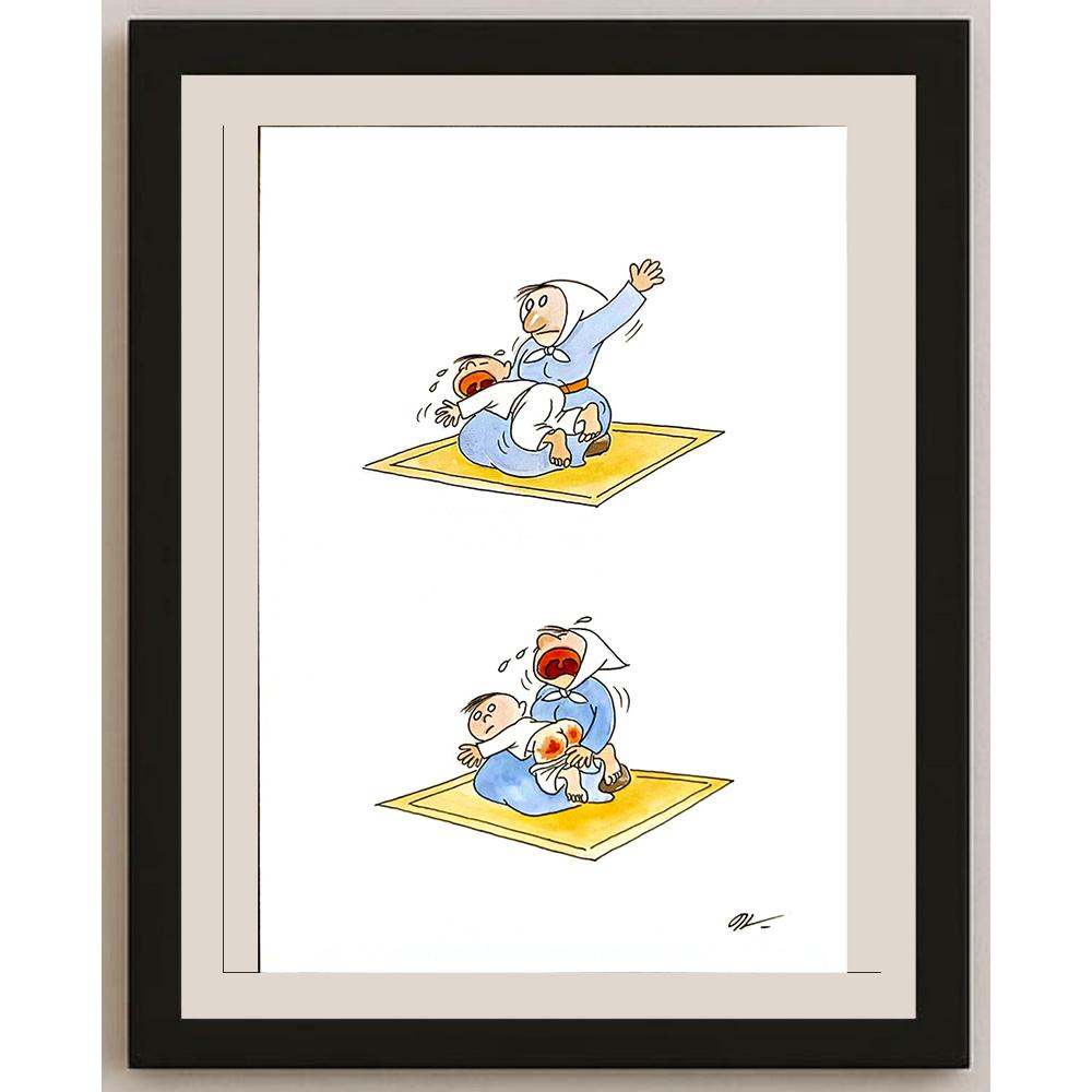 Ba Bilig 29x21cm Orijinal Karikatür BOD05162