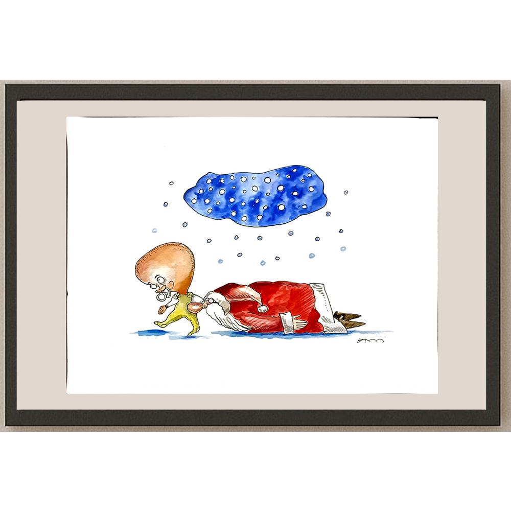 Malgorzata Gnys Wysocka 29x21cm Orijinal Karikatür BOD05164