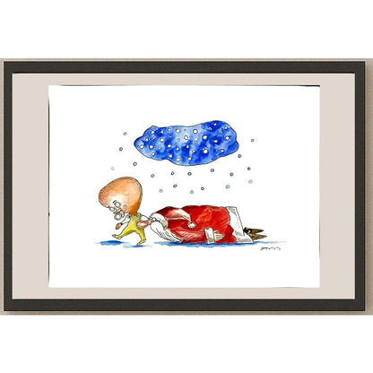 Malgorzata Gnys Wysocka 29x21cm Orijinal Karikatür BOD05164