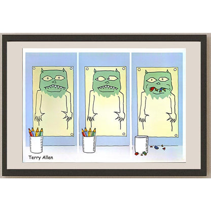 Terence Allen 29x21cm Orijinal Karikatür BOD05165