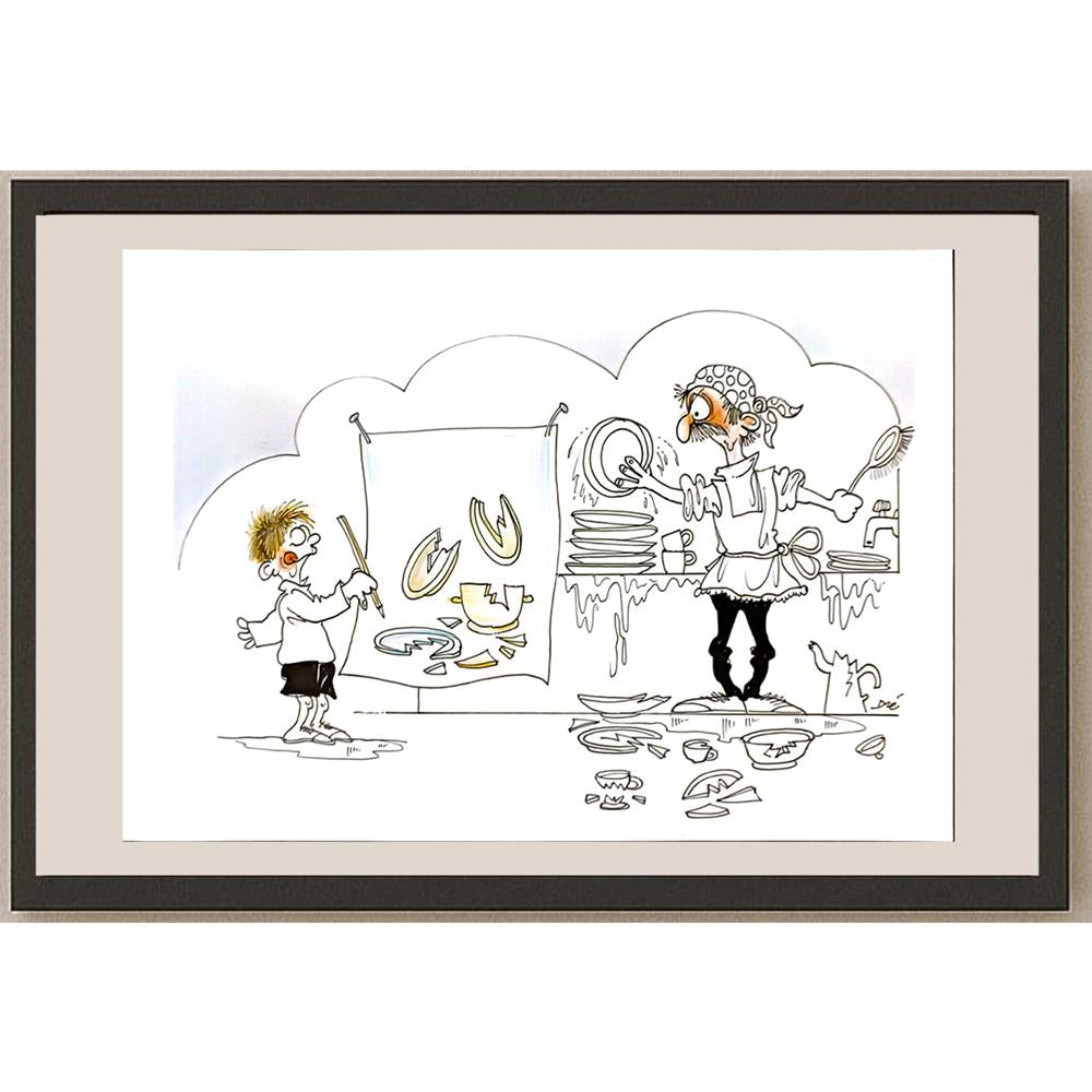 Dre Mathijs 29x21cm Orijinal Karikatür BOD05169