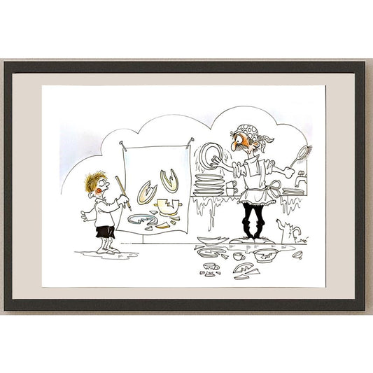 Dre Mathijs 29x21cm Orijinal Karikatür BOD05169