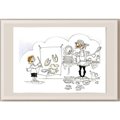 Dre Mathijs 29x21cm Orijinal Karikatür BOD05169