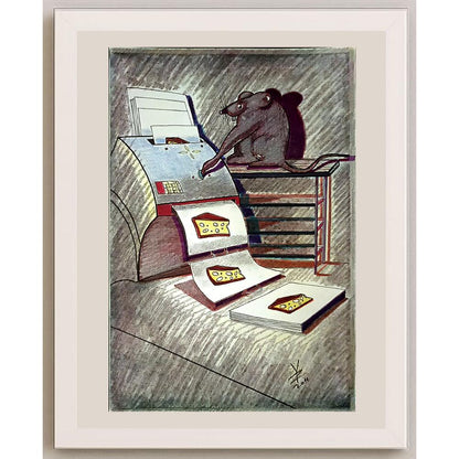 Zoran Josic 29x21cm Orijinal Karikatür BOD05170