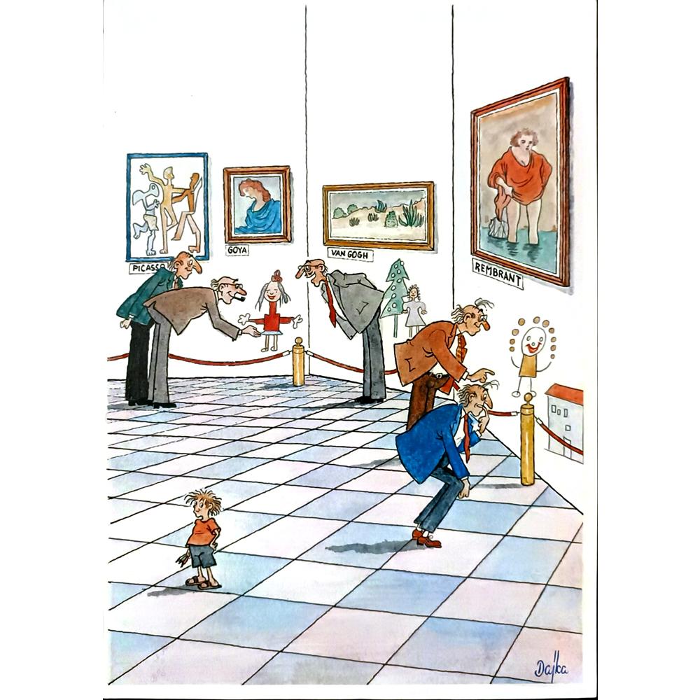 Darko Pavic 29x21cm Orijinal Karikatür BOD05171