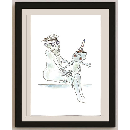 Rus Adrian 29x21cm Orijinal Karikatür BOD05172