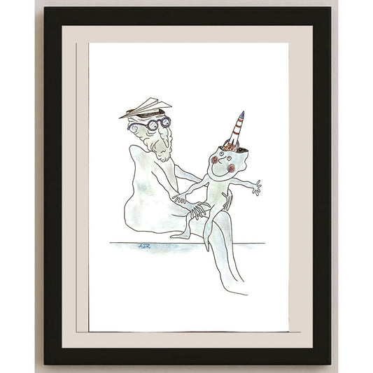 Rus Adrian 29x21cm Orijinal Karikatür BOD05172