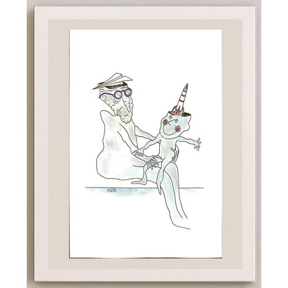 Rus Adrian 29x21cm Orijinal Karikatür BOD05172