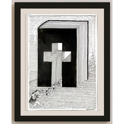 Henryk Cebula 29x21cm Orijinal Karikatür BOD05176