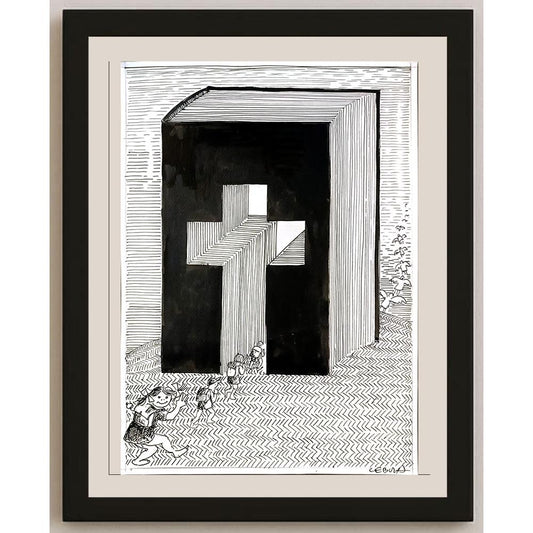 Henryk Cebula 29x21cm Orijinal Karikatür BOD05176