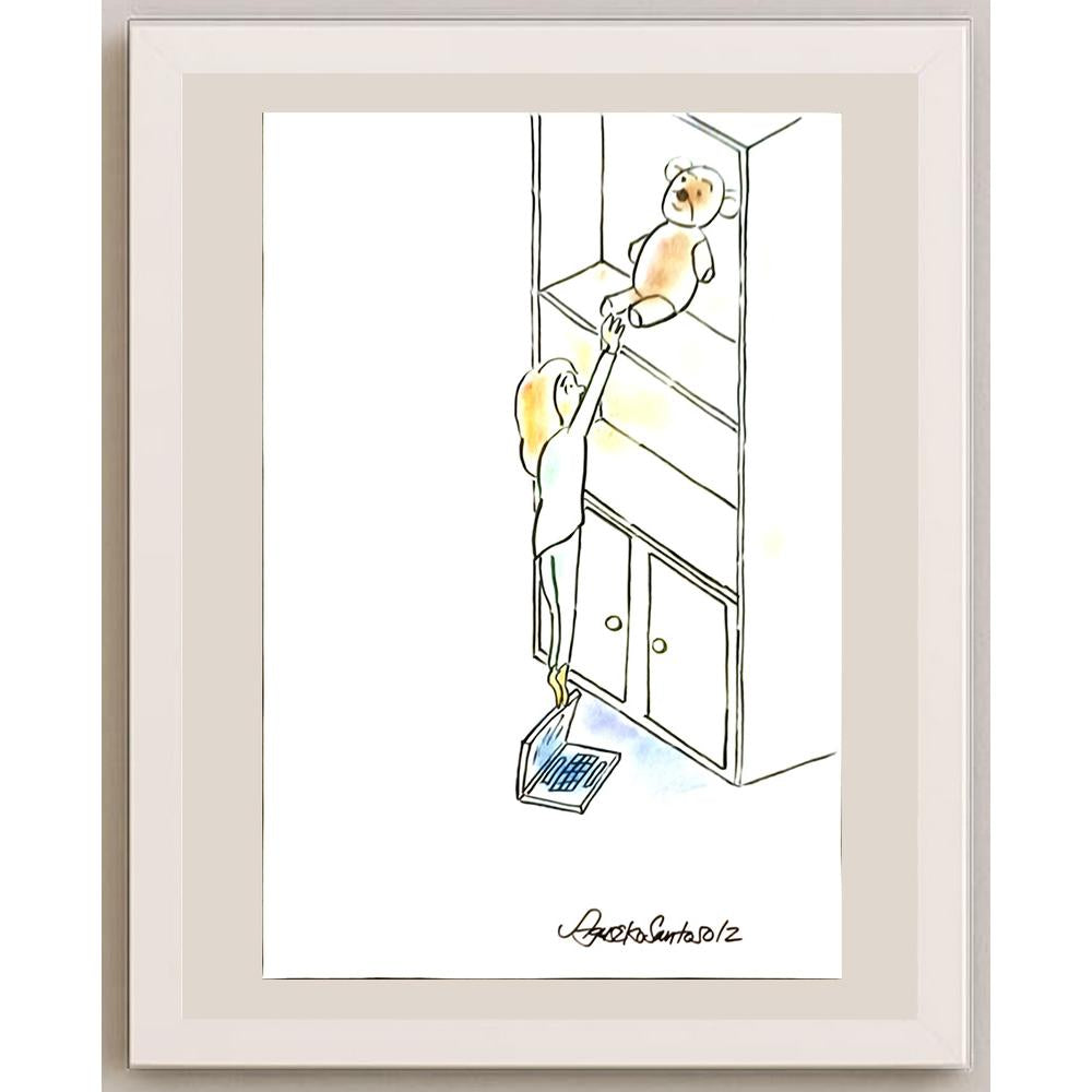 Agus Eko Santoso 29x21cm Orijinal Karikatür BOD05179