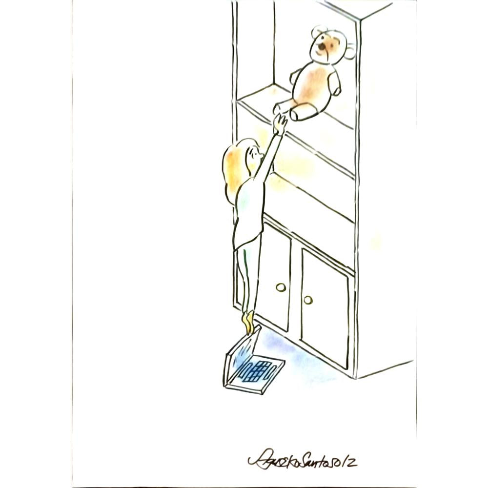 Agus Eko Santoso 29x21cm Orijinal Karikatür BOD05179