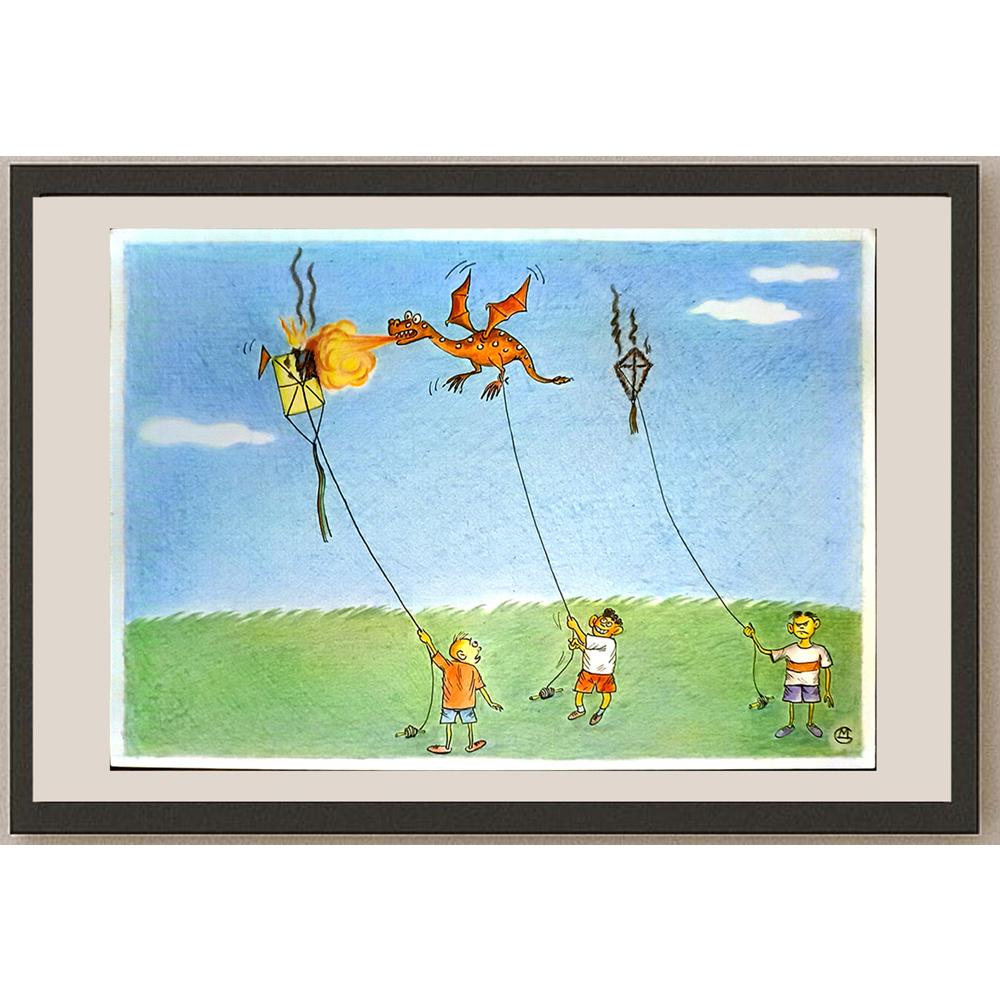 Mirsaid Gaziyev 29x21cm Orijinal Karikatür BOD05181