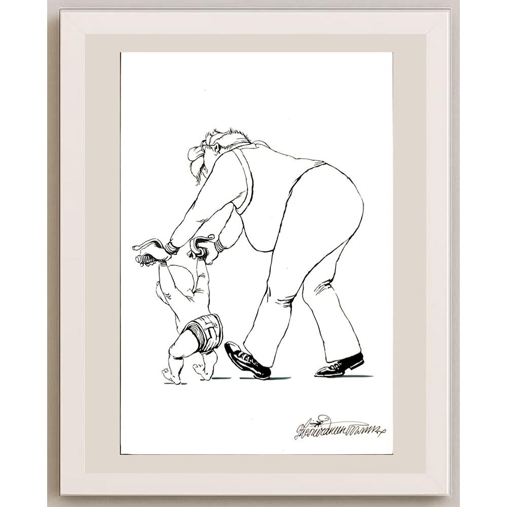 Goran Celicanin 33x21cm Orijinal Karikatür BOD05184
