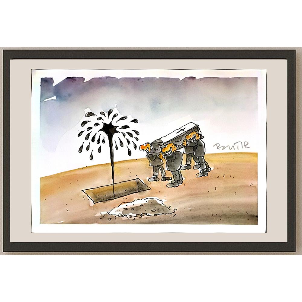 Slobodan Butir 29x21cm Orijinal Karikatür BOD05195