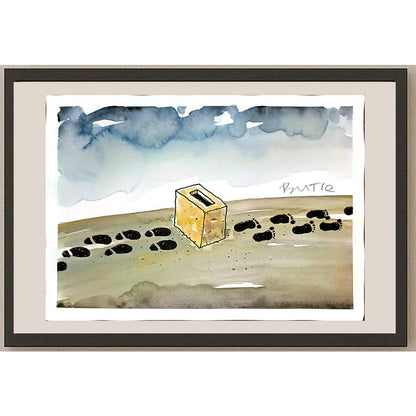 Slobodan Butir 29x21cm Orijinal Karikatür BOD05196