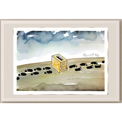 Slobodan Butir 29x21cm Orijinal Karikatür BOD05196