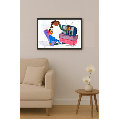 Omay Seddek Mostafa 29x21cm Orijinal Karikatür BOD05205