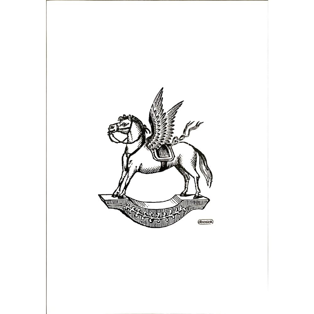 Doru Bosiok 29x21cm Orijinal Karikatür BOD05215