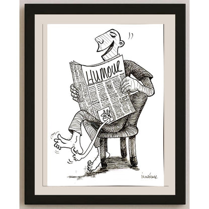 İsmail Kar 29x21cm Orijinal Karikatür BOD05219