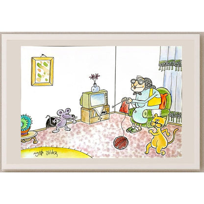 Mustafa Yıldız 29x21cm Orijinal Karikatür BOD05224