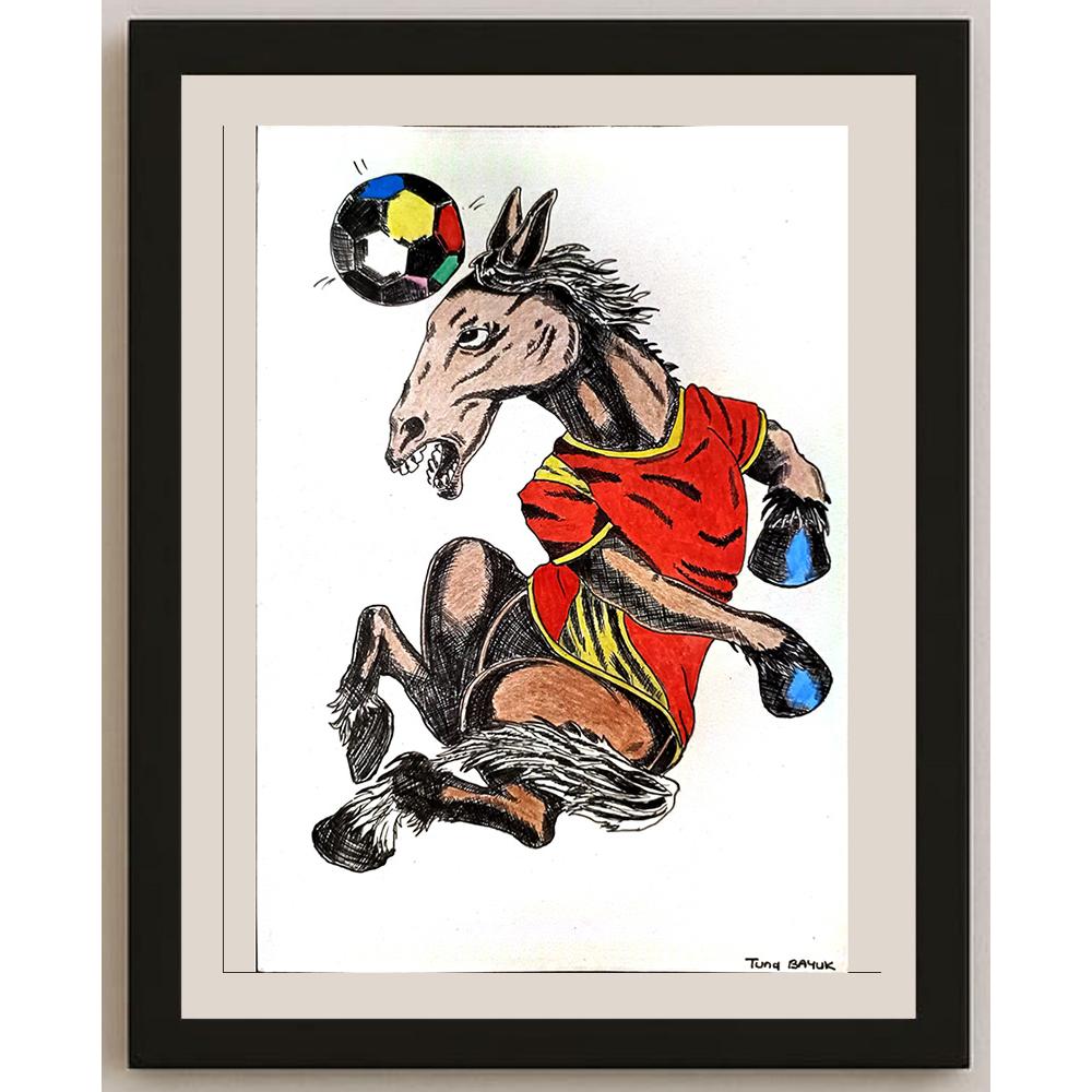 Tuna Bayuk 29x21cm Orijinal Karikatür BOD05226