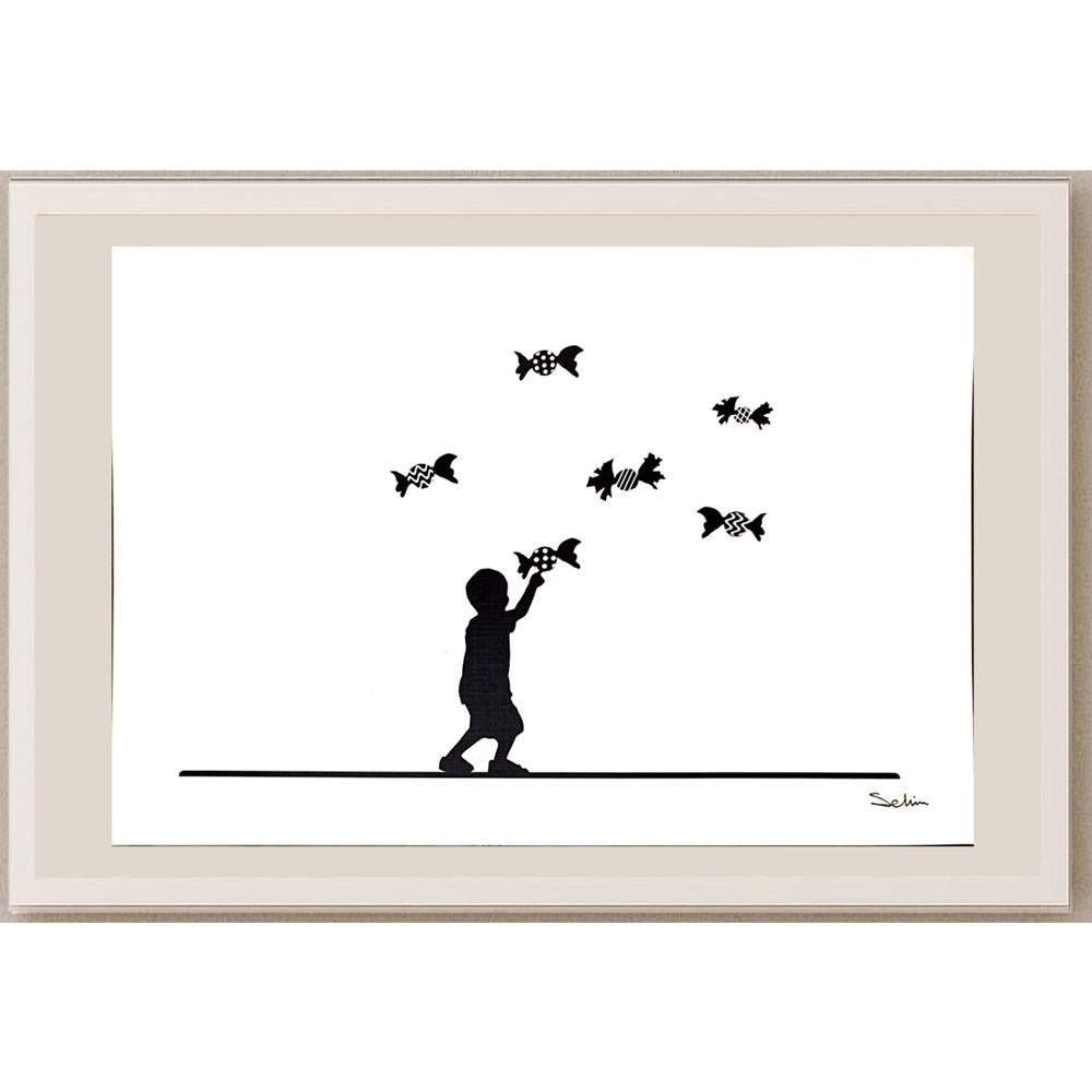 Selim Tanrıseven 29x21cm Orijinal Karikatür BOD05230