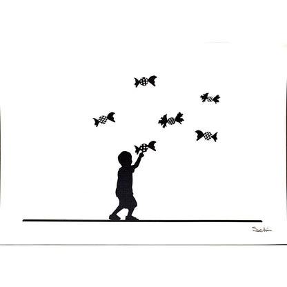 Selim Tanrıseven 29x21cm Orijinal Karikatür BOD05230