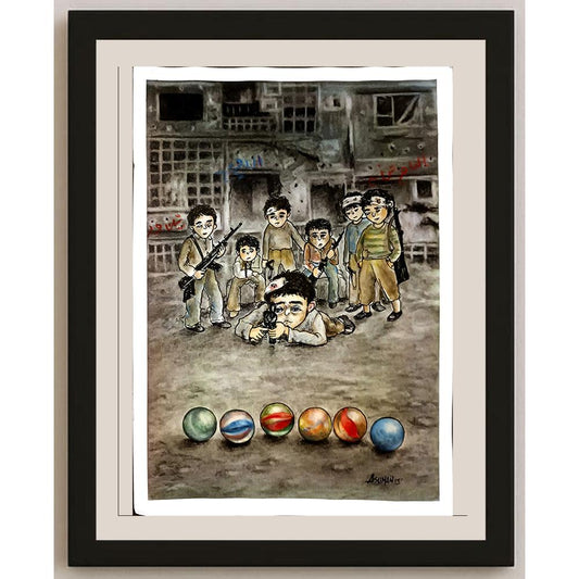 Asuman Küçükkantarcılar 29x21cm Orijinal Karikatür BOD05236