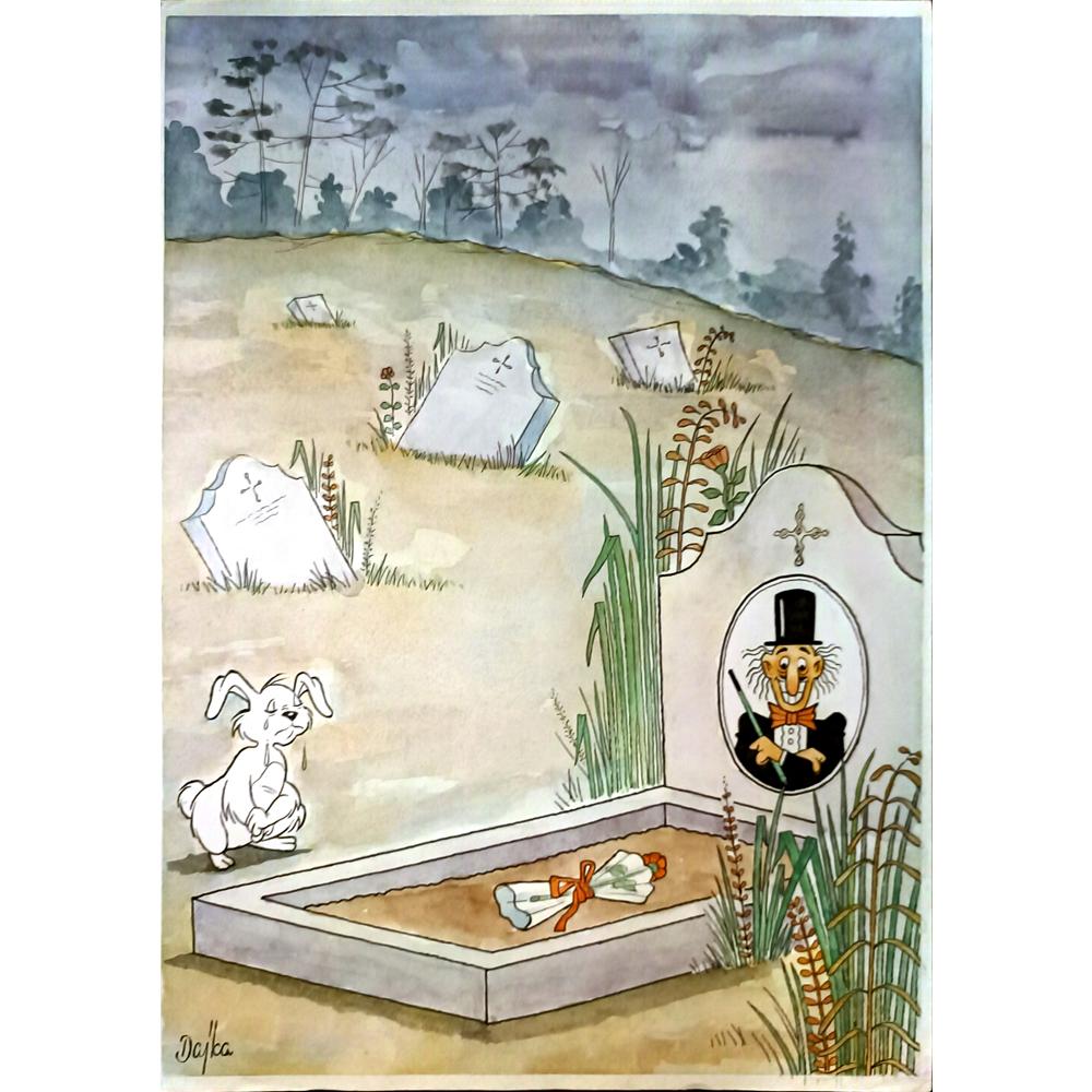 Darko Pavic 29x21cm Orijinal Karikatür BOD05238