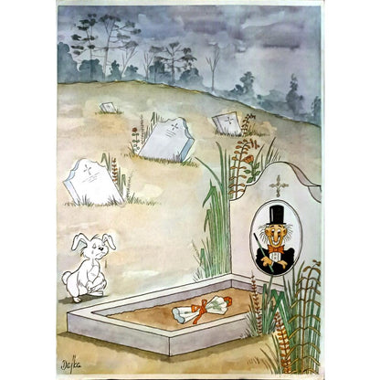 Darko Pavic 29x21cm Orijinal Karikatür BOD05238