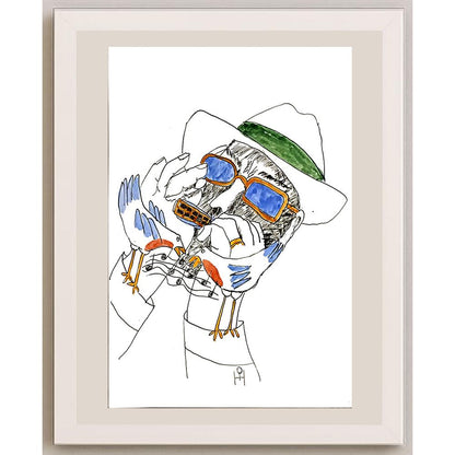 Heino Partanen 29x21cm Orijinal Karikatür BOD05250