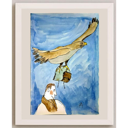Heino Partanen 29x21cm Orijinal Karikatür BOD05252