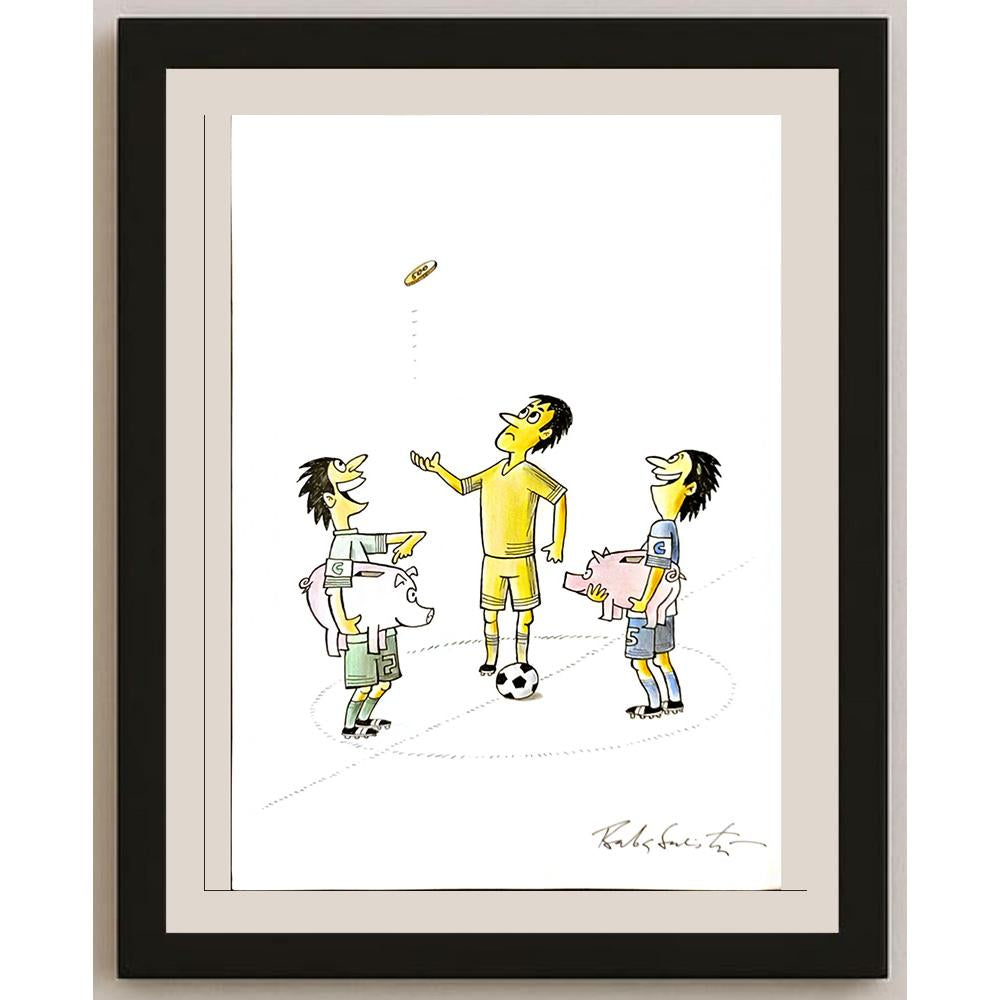 Bambang Sulistyo 29x21cm Orijinal Karikatür BOD05260