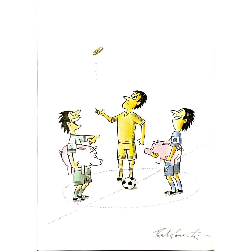 Bambang Sulistyo 29x21cm Orijinal Karikatür BOD05260