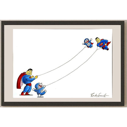 Bambang Sulistyo 29x21cm Orijinal Karikatür BOD05261