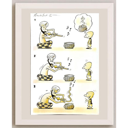 Bambang Sulistyo 29x21cm Orijinal Karikatür BOD05262