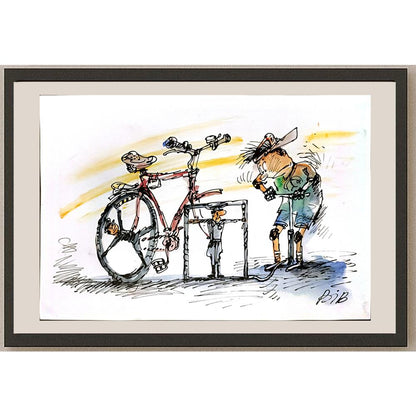 Viacheslav Bibishel 29x21cm Orijinal Karikatür BOD05264