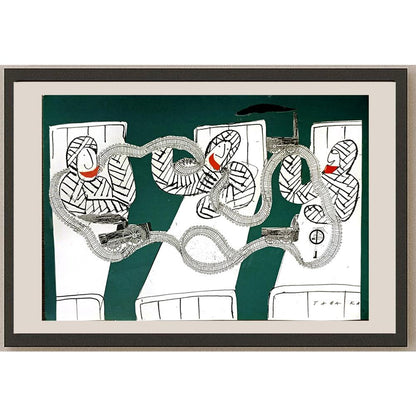 Malgorzata Tabaka 29x21cm Orijinal Karikatür BOD05269
