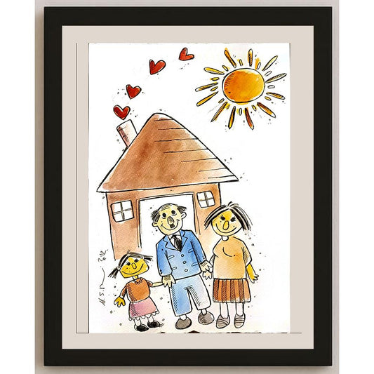 Mohammad Saleh Razm Hosseini 29x21cm Orijinal Karikatür BOD05275