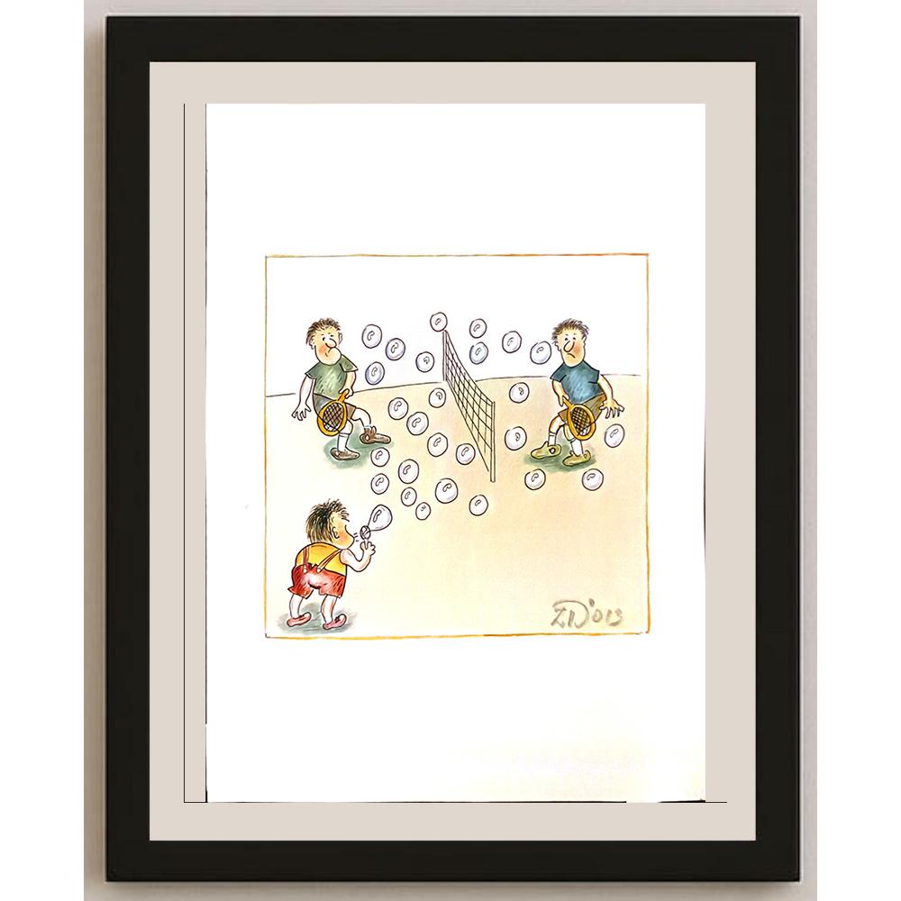 Zidarov Veselin 29x21cm Orijinal Karikatür BOD05288