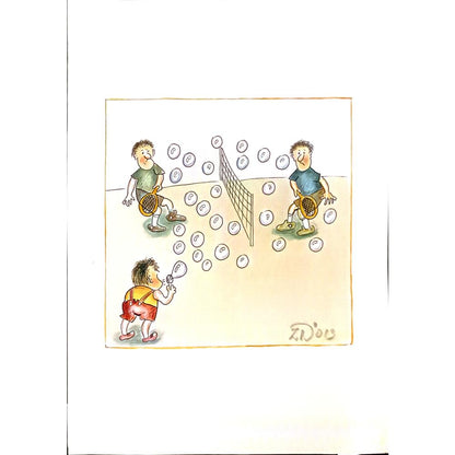 Zidarov Veselin 29x21cm Orijinal Karikatür BOD05288