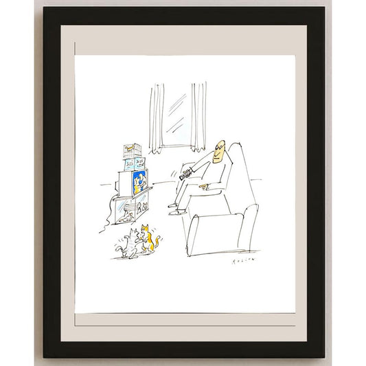 Werner Rollow 35x30cm Orijinal Karikatür BOD05296