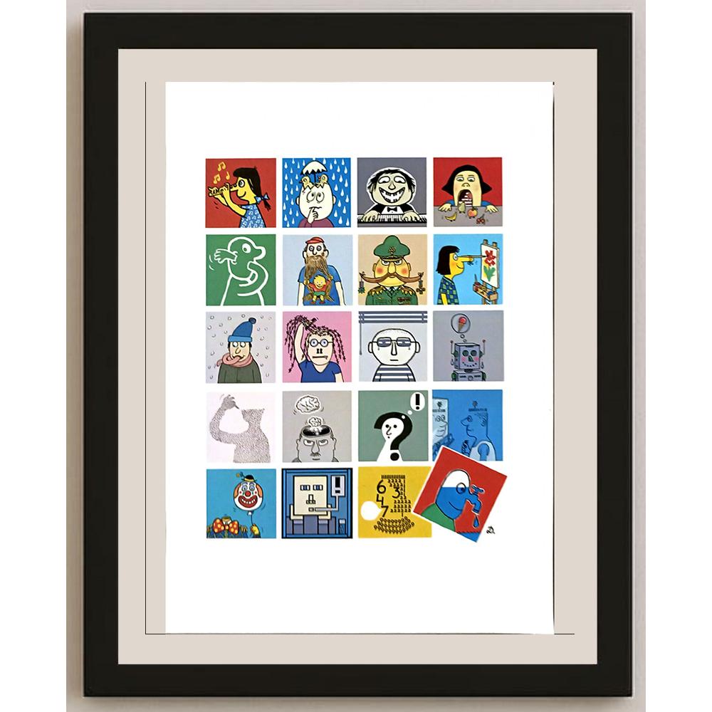 Cor Den Dulk 29x21cm Orijinal Karikatür BOD05297